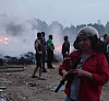 Пожарные добровольцы Хазанского МО ликвидировали возгорание на свалке