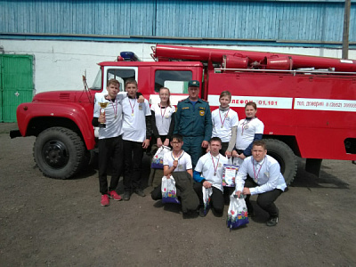 Лучшие юные пожарные заларинского района - из Троицкой школы