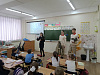 Саянское ВДПО и дюповцы провели в школе №7 города Саянска урок безопасности