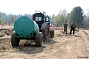 Пожарные добровольцы и жители села Николаевка отстояли деревню от огня