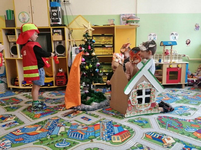 Месячник пожарной безопасности в детском саду №51 «Рябинка» г. Иркутска