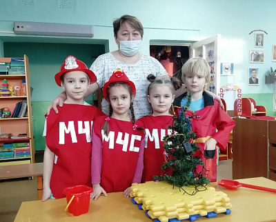 Профилактика пожарной безопасности в детском саду №35 города Иркутска