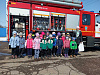 Демонстрация пожарной техники для воспитанников детского сада "Сказка"