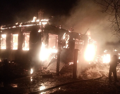 На пожаре в селе Карымск погибло два человека